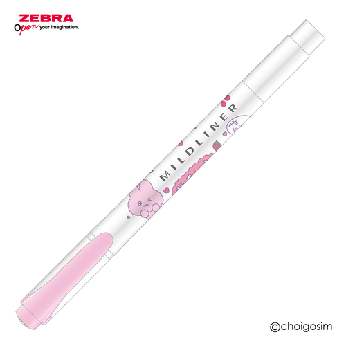 ゼブラ（ZEBRA） マイルドライナー チェゴシムコラボ ベビーピンク