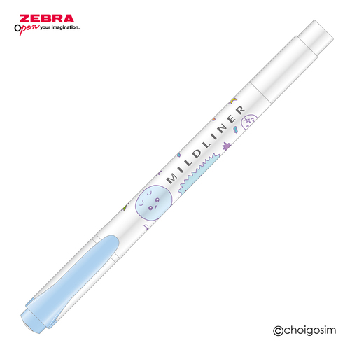 ゼブラ（ZEBRA） マイルドライナー チェゴシムコラボ ソーダブルー