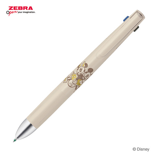 ゼブラ（ZEBRA） ブレン4＋S 0.5mm ディズニー2 グレージュ 【数量限定