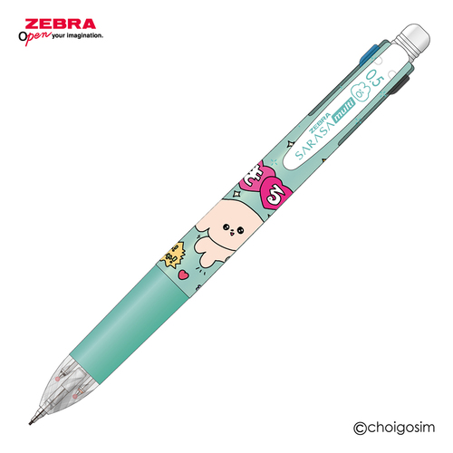 ゼブラ（ZEBRA） サラサマルチ 0.5mm チェゴシムコラボ ブルーグリーン