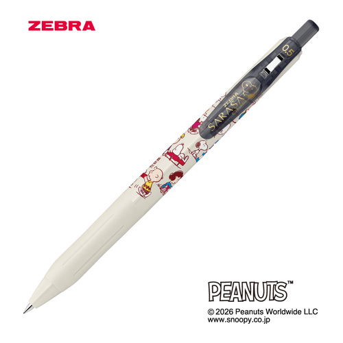 ゼブラ（ZEBRA） サラサクリップ 0.5mm スヌーピー JJ29-SN26-BK