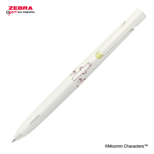 ゼブラ（ZEBRA） ブレン 0.5mm ムーミンデザイン ホワイト 【数量限定