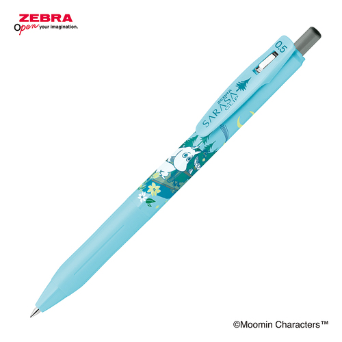 ゼブラ（ZEBRA） サラサクリップ 0.5mm ムーミン スナフキン 【数量