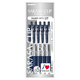 セッピー1袋15日分✖️6袋セット ゼブラ（ZEBRA） サラサクリップ 0.5mm P-JJ15-R5 赤 5本入
