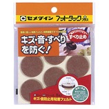 セメダイン フットタックプラス スベリ防止 ブラウン 径31 8個入