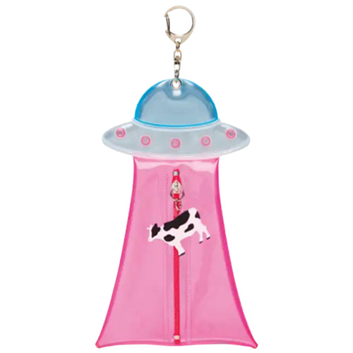 サンスター文具 未確認飛行フラットポーチ S2338815 ピンク｜【ハンズ