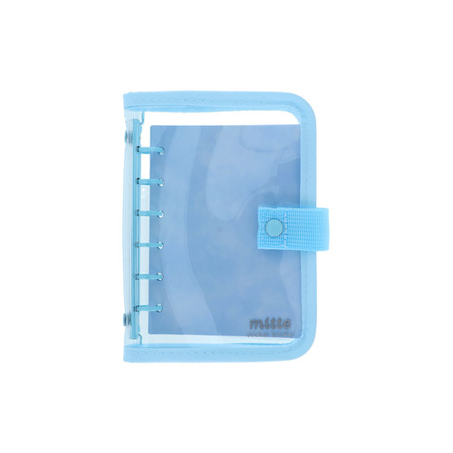 サンスター文具　ミッテ（mitte）　シールバインダー　S2176807　ライトブルー