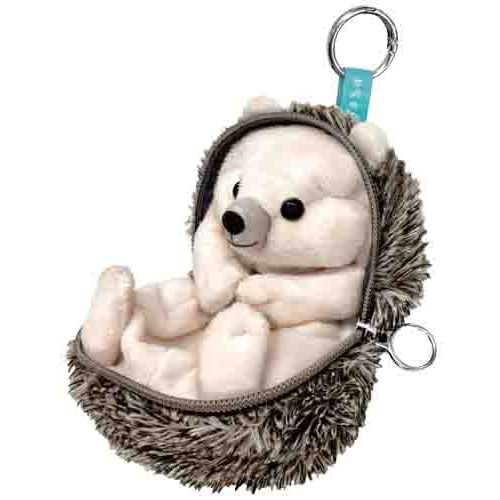 サンスター文具 丸まるポーチ まるまるず S2339498 はりねずみブラウン