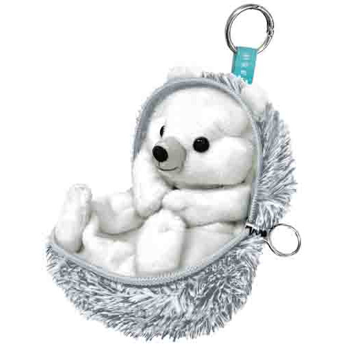 サンスター文具 丸まるポーチ まるまるず S2339501 はりねずみグレー