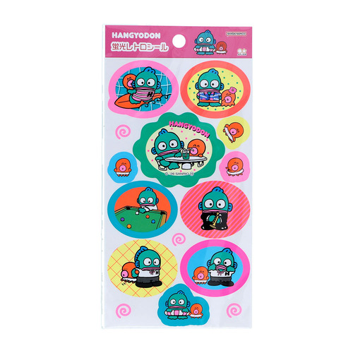 サンスター文具 ハンギョドン 蛍光レトロシール ポップ｜【ハンズ