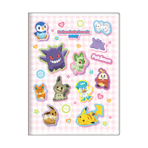 2026年10月始まり】 サンスター文具 ポケットモンスター A6 マンスリー