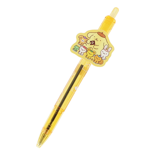 サンスター文具 プレート付きボールペン 0.5mm ポムポムプリン