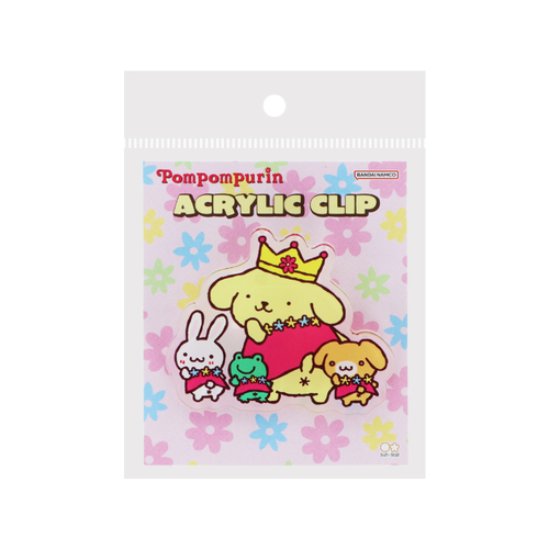 サンスター文具 アクリルクリップ ポムポムプリン ピンク｜【ハンズ