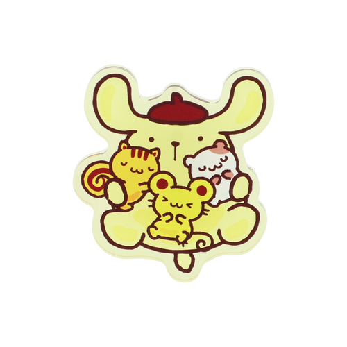 サンスター文具 アクリルクリップ ポムポムプリン オレンジ｜【ハンズ