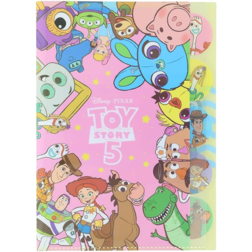 サンスター文具 TOY STORY 5 ダイカットクリアファイル5P A4 2D