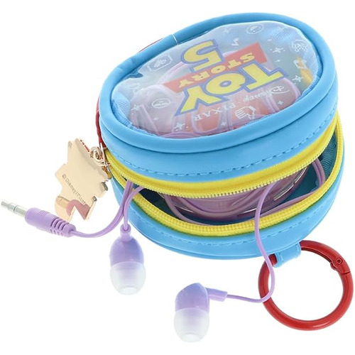 サンスター文具 TOY STORY 5 カラビナ付きミニクリアポーチ ロゴ