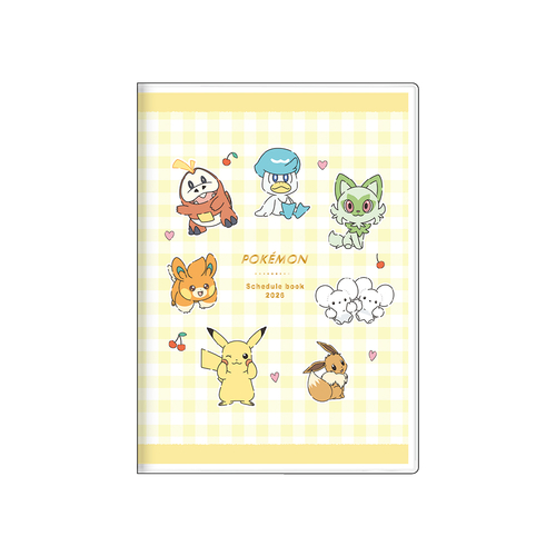 2025年10月始まり】 サンスター文具 ポケットモンスター B6 マンスリー