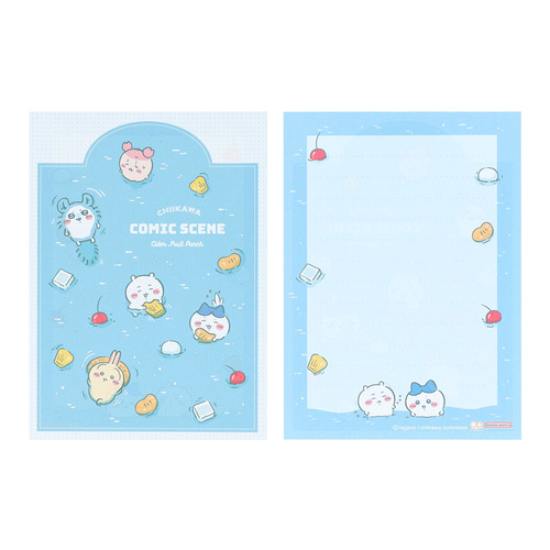 サンスター文具 ちいかわコミックシーン ミニレターセット フルーツ