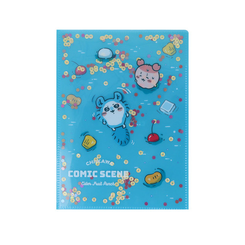 サンスター文具 ちいかわコミックシーン スパンコール入りクリア