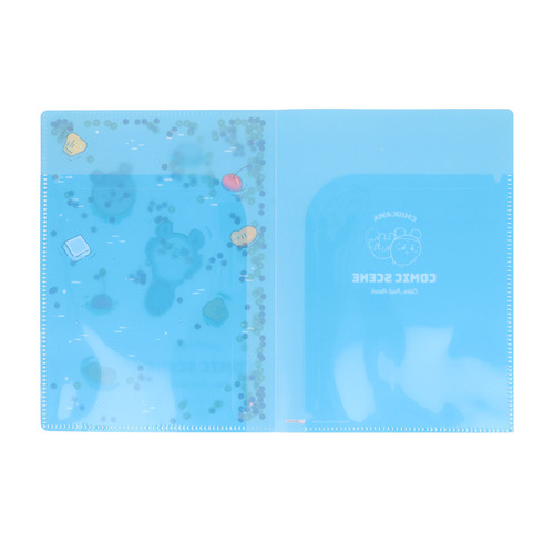 サンスター文具 ちいかわコミックシーン スパンコール入りクリア