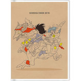 【2018年10月始まり】 サンスター文具 A6 マンスリー S2947943 ドラゴンボール 恐竜