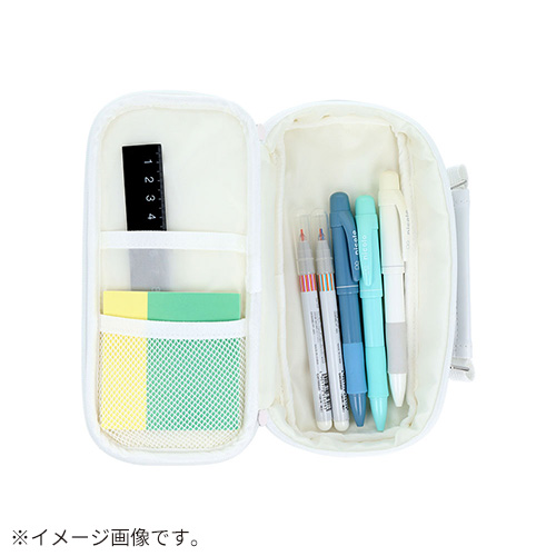 サンスター文具 ミッテ（mitte） ペンケース ホワイトソーダ｜【ハンズ