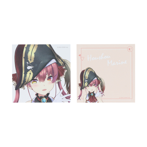 サンスター文具 ホロライブ（horolive） スクエアメモ 宝鐘マリン