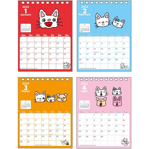 お買い得】 【2026年版・卓上】 サンスター文具 デスクカレンダー