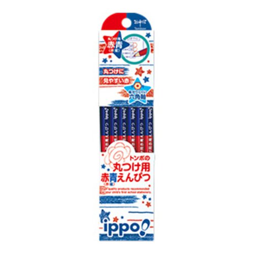 お買い得】 トンボ鉛筆（Tombow） 丸つけ用赤青鉛筆 CV−KIVP 12本入