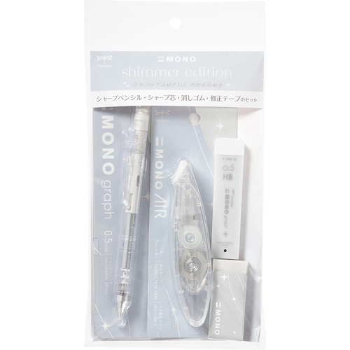 お買い得】 トンボ鉛筆（Tombow） シマーエディション4種パック