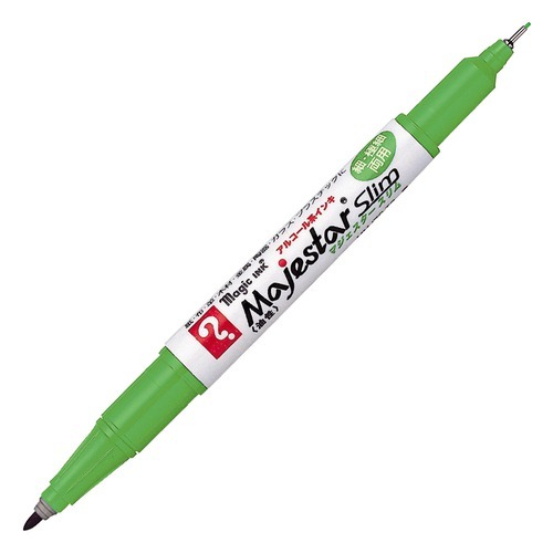 【クリックでお店のこの商品のページへ】寺西 マジェスタースリム単色黄緑 MMJ70-T9