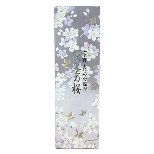 日本香堂 宇野千代のお線香 淡墨（うすずみ）の桜 37103 小バラ詰