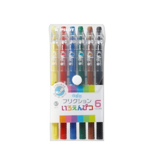 【クリックで詳細表示】パイロット フリクションいろえんぴつ 6色セット