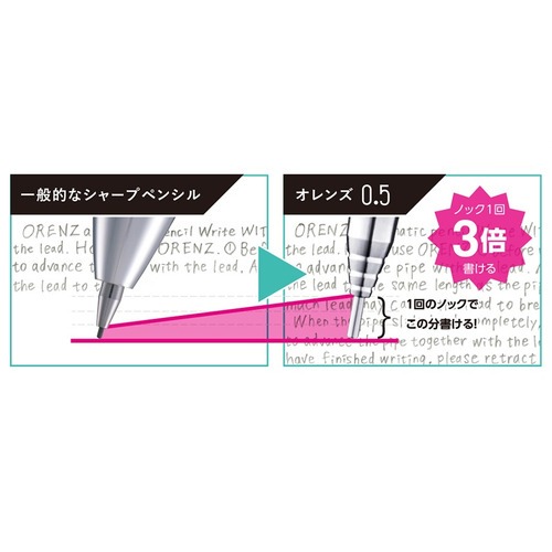 ぺんてる（Pentel） オレンズ 0.5mm XPP505-RD3 オーシャングリーン