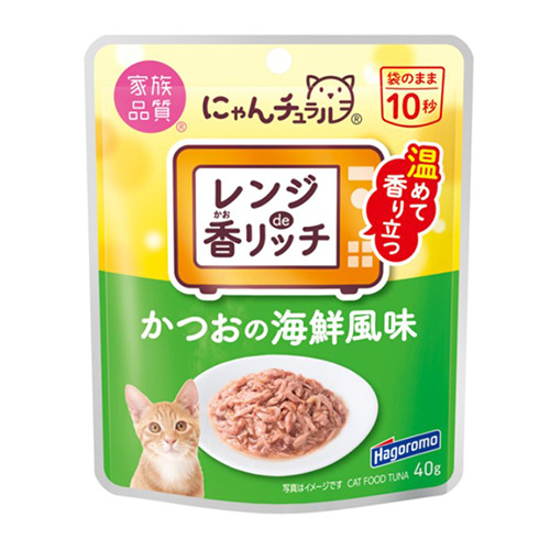 はごろもフーズ にゃんチュラル香リッチ かつおの海鮮風味 40g