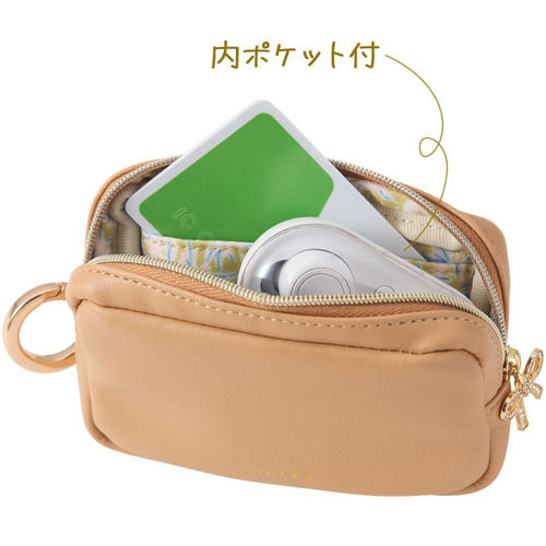ノフェス（nofes） カラビナ付ミニポーチ NSP1338 ブリーズピンク