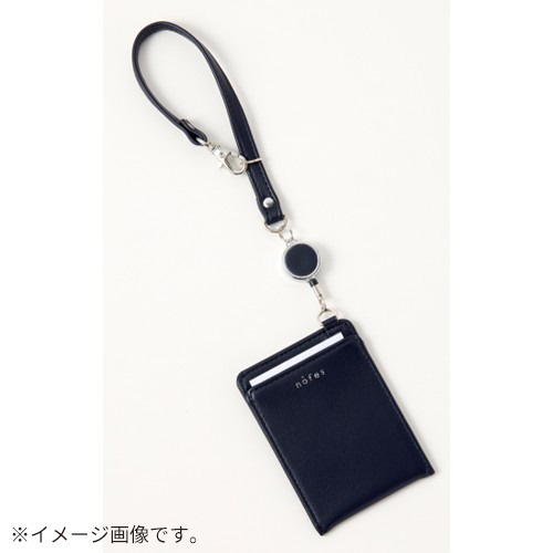 ノフェス（nofes） リール付パスケース ミッドナイトネイビー