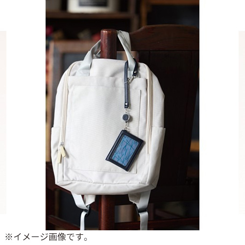 ノフェス（nofes） リール付パスケース ミッドナイトネイビー