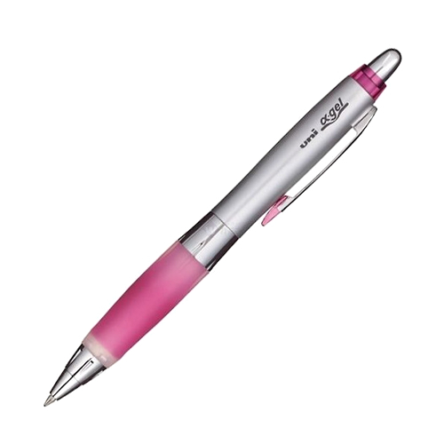 【クリックで詳細表示】三菱鉛筆 アルファゲルボールペン SD-617GG1P ローズピンク