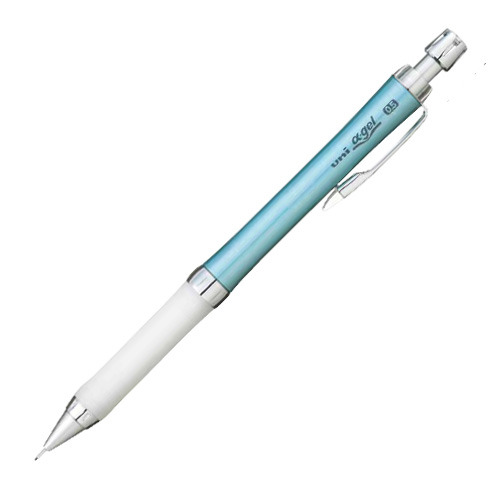 三菱鉛筆 アルファゲル シャープペン スリムタイプ 0.5mm ターコイズ