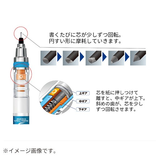 三菱鉛筆 ユニ アルファゲル スイッチ 0.3mm M31009GG1P.23 グレー