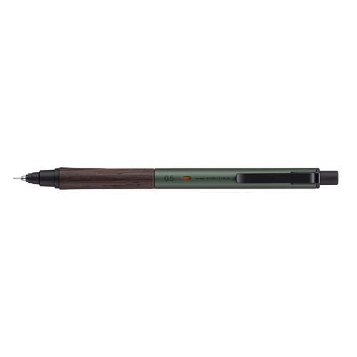 三菱鉛筆 クルトガ Wood ウッド 0.5mm M5KW1P.88 フォレストグリーン