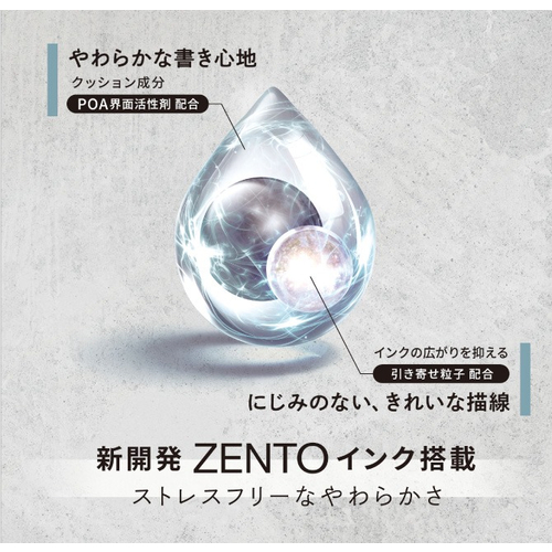 三菱鉛筆 ユニボール ZENTO（uni-ball ZENTO） 回転繰り出し式3色