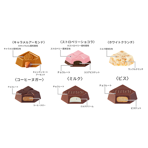 バレンタイン】 チロルチョコ スイートチロルカップ 34個 ※軽減税率