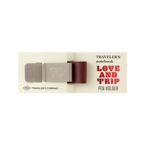 トラベラーズカンパニー ペンホルダー LOVE＆TRIP 14491 レッド