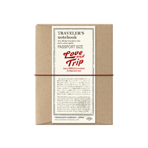 トラベラーズノート レギュラーサイズ 限定 LOVE AND TRIP