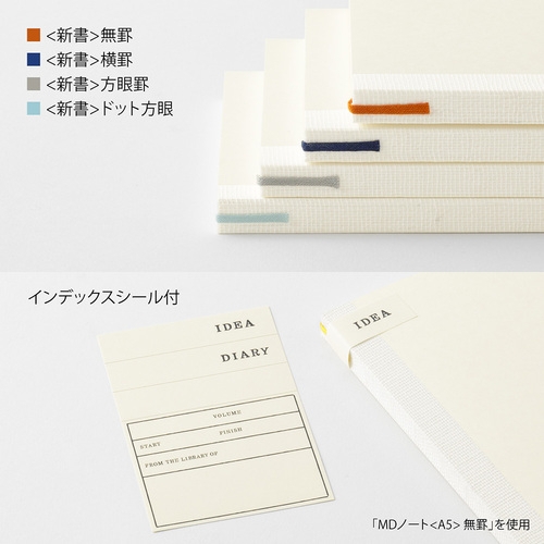 エムディプロダクト（MD PRODUCT） MDノート 新書 15383006 ドット方眼