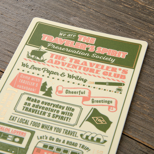 トラベラーズカンパニー トラベラーズノート 下敷2026 パスポート