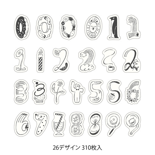 ミドリ（MIDORI） ゆるログ ロールシール 82732 数字柄｜【ハンズ