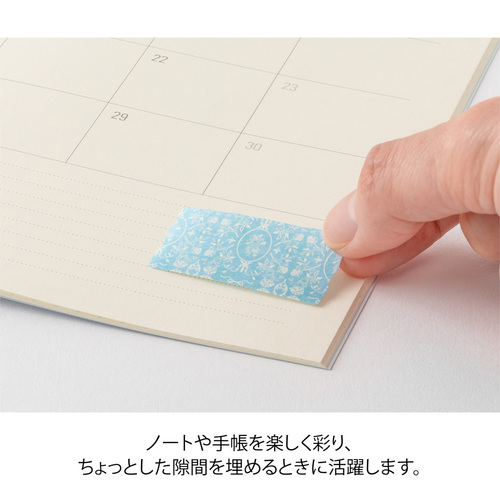 ミドリ（MIDORI） ゆるログ ロールシール 82734 アンティーク柄